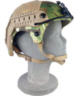 🎯 fma tb269 4 points tactical helmet accessories: retention system chin strap with bolts and screws for mich fast ibh helmet in tan and bk logo