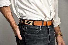 img 2 attached to 👔 GauchoLife Guarda Pampas: Luxury Woven Men's Belts and Accessories