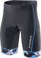 🚴 my kilometre men's 9-inch triathlon shorts with convenient leg pockets and comfortable chamois for long-distance tri race cycling logo