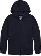 👦 nautica sensory-friendly full-zip sweatshirt for boys in heather, ideal for fashion hoodies and sweatshirts logo