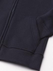img 2 attached to 👦 Nautica Sensory-Friendly Full-Zip Sweatshirt for Boys in Heather, Ideal for Fashion Hoodies and Sweatshirts