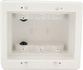img 3 attached to 🔳 Arlington Industries DVFR3W-1 Triple Gang Wall Plate in White
