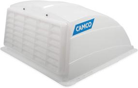 img 4 attached to Efficient Camco RV Roof Vent Cover: Optimal Air Ventilation for Your RV, Rain or Shine