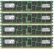 🔒 kingston technology valueram 64gb комплект из 4-х модулей (4x16gb) оперативная память для серверов ddr3 ecc reg cl11 dimm dr x4 с тактовой частотой 1600мгц kvr16r11d4k4/64 логотип