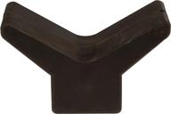 attwood universal rubber bow stop, black, 3x3 - high-quality boat trailer accessory (11201-1) логотип