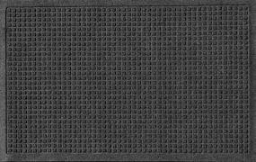 img 1 attached to M+A Matting WaterHog Fashion Commercial-Grade Entrance Mat, Indoor/Outdoor Charcoal Floor Mat - 3'x2', Charcoal