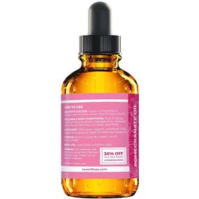 img 1 attached to 🌿 Leven Rose 100% Pure Pomegranate Seed Oil: Unrefined Cold Pressed Antioxidant Moisturizer for Hair, Skin, and Nails - 1 oz