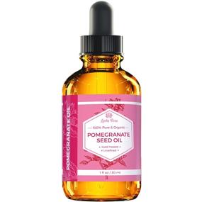 img 3 attached to 🌿 Leven Rose 100% Pure Pomegranate Seed Oil: Unrefined Cold Pressed Antioxidant Moisturizer for Hair, Skin, and Nails - 1 oz