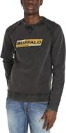 buffalo david bitton casual charcoal men's clothing in active logo