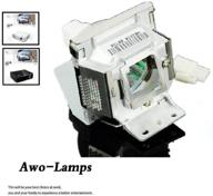 📽️ awo original projector lamp bulb rlc-055 / rlc-056 / rlc-058 with housing compatible with viewsonic pjd5122 pjd5152 pjd5352 pjd5231 pjd5211 pjd5221 logo