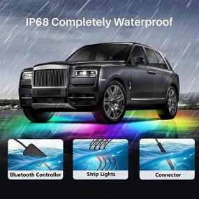 img 2 attached to Underglow Bluetooth Waterproof Exterior Underbody Lights & Lighting Accessories