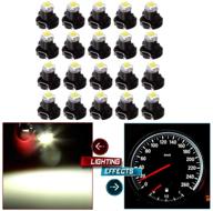 cciyu 20 pack white 2835 smd t3 neo wedge 1 leda/c climate control lights new 8mm us replacement fit for 1999-2010 honda accord/odyssey (white) logo