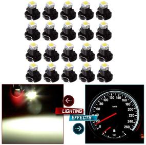 img 4 attached to Cciyu 20 Pack White 2835 SMD T3 Neo Wedge 1 LEDA/C Climate Control Lights New 8Mm US Replacement Fit For 1999-2010 Honda Accord/Odyssey (White)