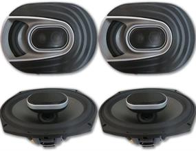 img 1 attached to 🔊 Высокопроизводительные морские колонки Polk Audio MM 6x9 дюймов 3 пути - идеальны для автомобилей, лодок и мотоциклов.