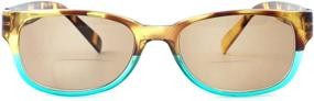 img 3 attached to Stylish Calabria Bi Focal Reading Sunglasses in Tort Blue: Enhance your Vision and Fashion Sense!