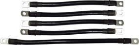 img 1 attached to EZGO TXT & Medalist TXT Golf 🏌️ Cart Battery Cable Set (4 Gauge) - 1994-Up
