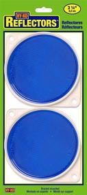 img 2 attached to 🔵 HY-KO Products CDRF-3B Nail-On Reflector Bracket 2 Pack, 3.25 inch, Blue