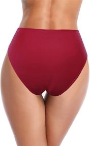 img 3 attached to 🩴 SHEKINI Women's High-Waisted Full Coverage Swim Bottoms with Twist Front – Stylish Bikini Bottoms for Women