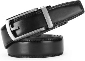 img 3 attached to 👔 KAERMU Genuine Leather Automatic Men's Belts – Ultimate Comfort Accessories