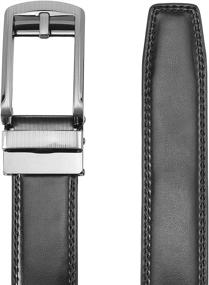 img 2 attached to 👔 KAERMU Genuine Leather Automatic Men's Belts – Ultimate Comfort Accessories