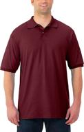 jerzees men's spotshield stain resistant polo shirts: ultimate protection for short & long sleeve logo
