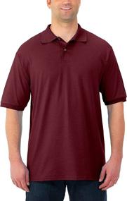 img 4 attached to Jerzees Men's SpotShield Stain Resistant Polo Shirts: Ultimate Protection for Short & Long Sleeve
