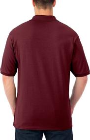 img 2 attached to Jerzees Men's SpotShield Stain Resistant Polo Shirts: Ultimate Protection for Short & Long Sleeve
