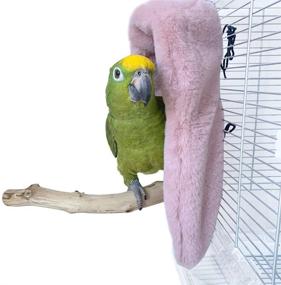 img 4 attached to QBLEEV Blanket，Parrot Toy，Small Cockatiel Lovebirds