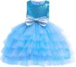 agqt rainbow sleeveless holiday princess girls' clothing for dresses logo