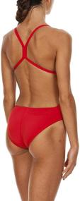 img 1 attached to 👙 arena Women's Mast MaxLife Racerback Swimsuit - Thin Strap, Open Back Design