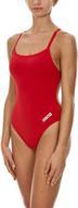 👙 arena women's mast maxlife racerback swimsuit - thin strap, open back design logo