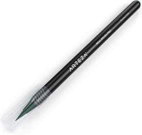 img 1 attached to 🎨 Arteza Real Brush Pens: A106 Pine Green 4-Pack - Ideal Watercolor Pens with Nylon Brush Tips for Dry-Brush Painting, Sketching, Coloring & Calligraphy - Top Art Supplies