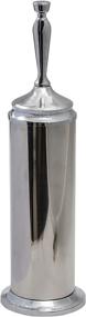 img 2 attached to Keena Chrome Toilet Brush with Stainless Steel Holder - Sleek Bathroom Cleaning Essential