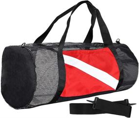 img 4 attached to Luwint Premium Duffle Snorkeling Shoulder