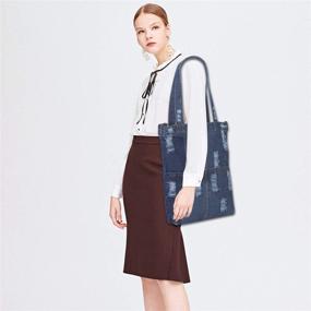 img 2 attached to 👜 Женские сумки через плечо для шопинга с кошельком - модные женские сумки и кошельки