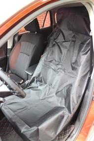 img 3 attached to 🚗 Водонепроницаемая защита сиденья Magca для автомобиля на переднее универсальное сиденье - набор из 1 штуки