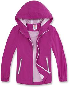 img 4 attached to M2C Hooded Windbreaker Jacket: The 🧥 Perfect Choice for Boys' Clothing and Outerwear Needs