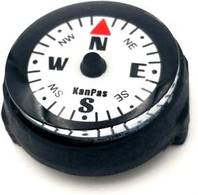 img 4 attached to 🧭 KanPas Mini Luminous Button Compass: Ideal Watch Band & Lanyard Accessory