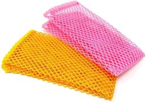 img 2 attached to 🧽 10PCS Honbay Kitchen Dish Wash Net Dish Towel Dish Cloth Dish Washing Sponges