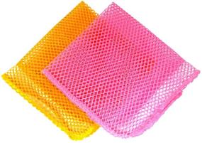 img 4 attached to 🧽 10PCS Honbay Kitchen Dish Wash Net Dish Towel Dish Cloth Dish Washing Sponges