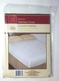 img 1 attached to 💦 Waterproof Full Size Fitted Mattress Cover White, 54" x 75" – Ultimate Protection for Your Mattress
