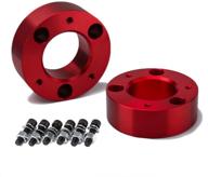 🚗 ksp front leveling kit for f-o-r-d f150 - lifts front truck 2", with red 2-inch aircraft strut spacers - compatible with 2004-2019 f150 2wd 4wd, 2003-2018 expedition, 2005-2008 lincoln mark lt logo