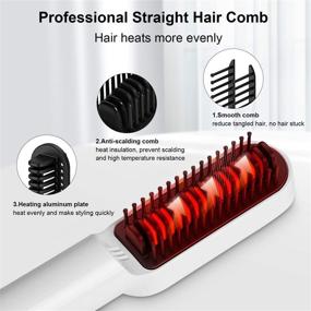 img 1 attached to VAlinks Straightener Straightening Anti Scald Professional Hair Care