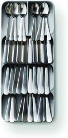 img 3 attached to 🗄️ Joseph Joseph Dream Drawers 85188 - Drawerstore Compact Cutlery & Knife Organiser Set of 2, Large - Grey