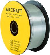 🔥 arcraft flux core welding wire .030, e71tgs, 2-pound spool: gasless flux cored welding wire for carbon steel projects logo