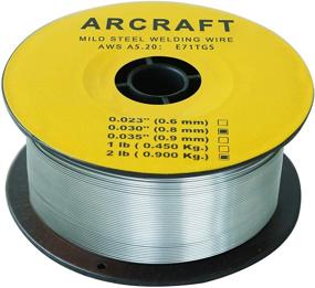 img 2 attached to 🔥 ARCRAFT Flux Core Welding Wire .030, E71TGS, 2-Pound Spool: Gasless Flux Cored Welding Wire for Carbon Steel Projects
