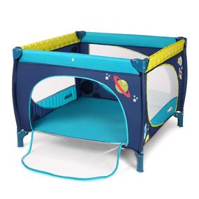 img 3 attached to 👶 Baby Play Portable Playard: Secure Play Pen with Door & Mattress | Indoor/Outdoor Fun Time for Toddler Boys/Girls | 39" x 39" (Blue)