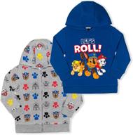 boys' clothing: nickelodeon patrol pullover hoodie - 2 piece set logo