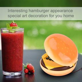 img 1 attached to Hamburger House Phone, Novelty Gift Phone Wired Landline Telephone for Home, Restaurant, Hotel, and Office Decoration, Funny Burger Phone for Kids, Unique Landline Telephone Gift