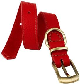 img 2 attached to Premium Genuine Leather Dog Collar by Tellpet